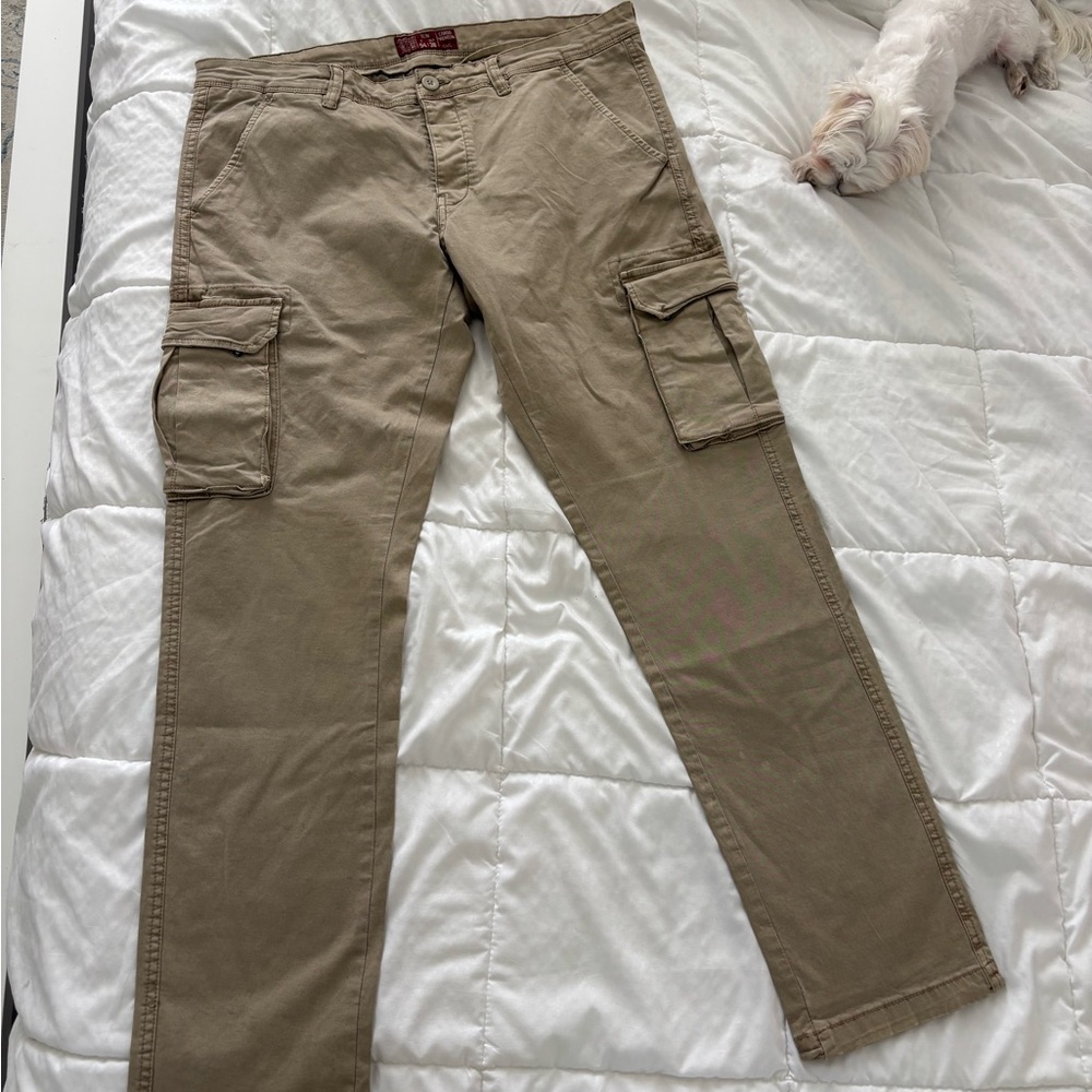 Men's Tan Cargo Pants